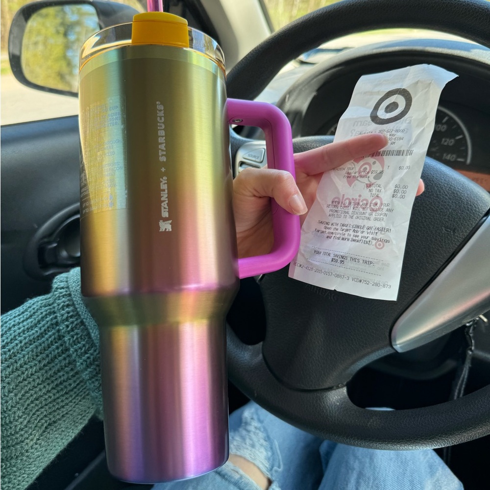 Stanley Starbucks summer gradient